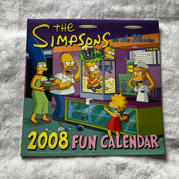 The Simpsons Fun Calendars – 2001, 2004, 2006, 2007, 2008 – $8 each - Picture 6 of 12